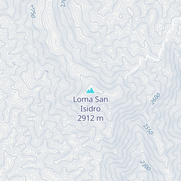 Map of Loma San Isidro