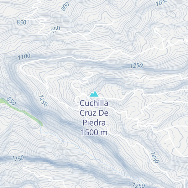 Map of Cuchilla Cruz De Piedra