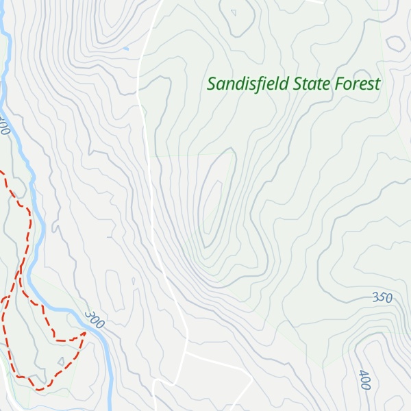 Map of Snow Mountain