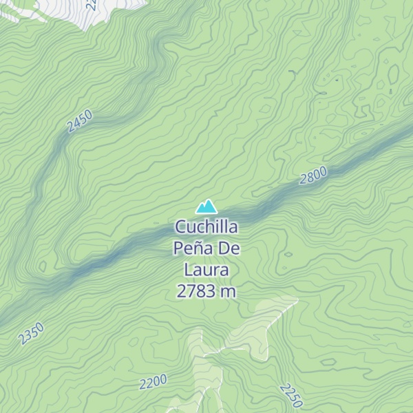 Map of Cuchilla Peña De Laura