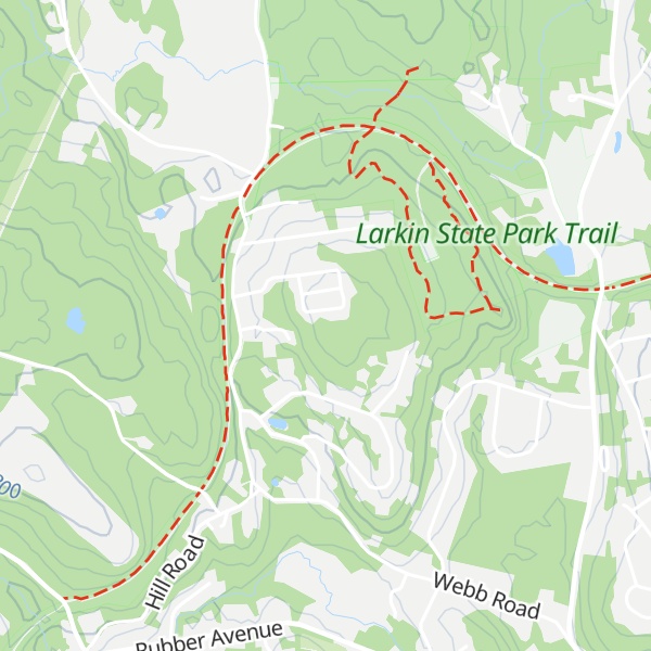 Map of Lewis Hill
