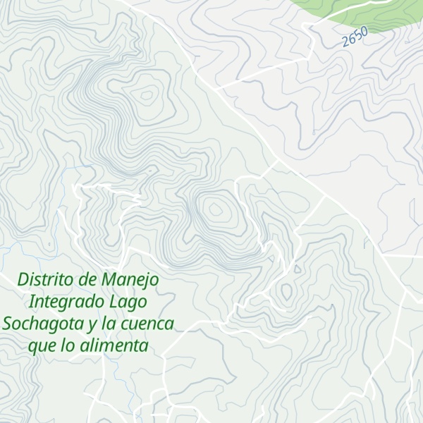 Map of Domo Volcánico Los Godos