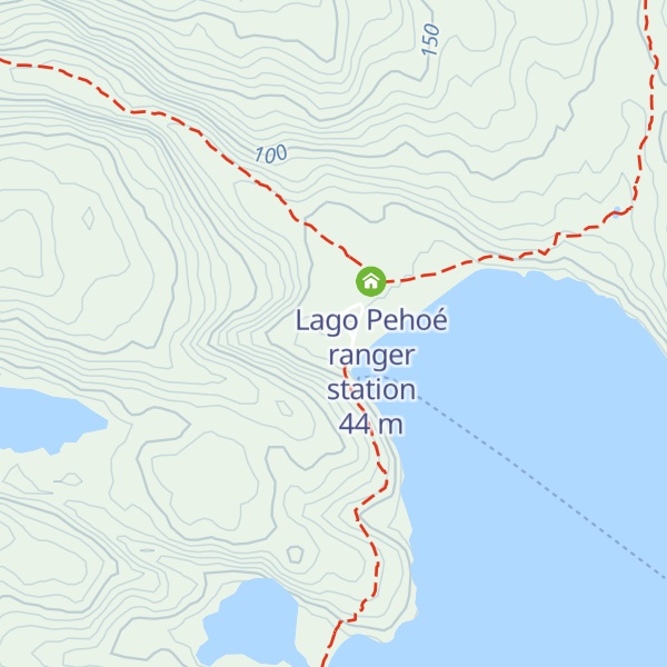 Map of Refugio Vertice Paine Grande