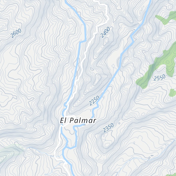 Map of Cuchilla Peña Lisa