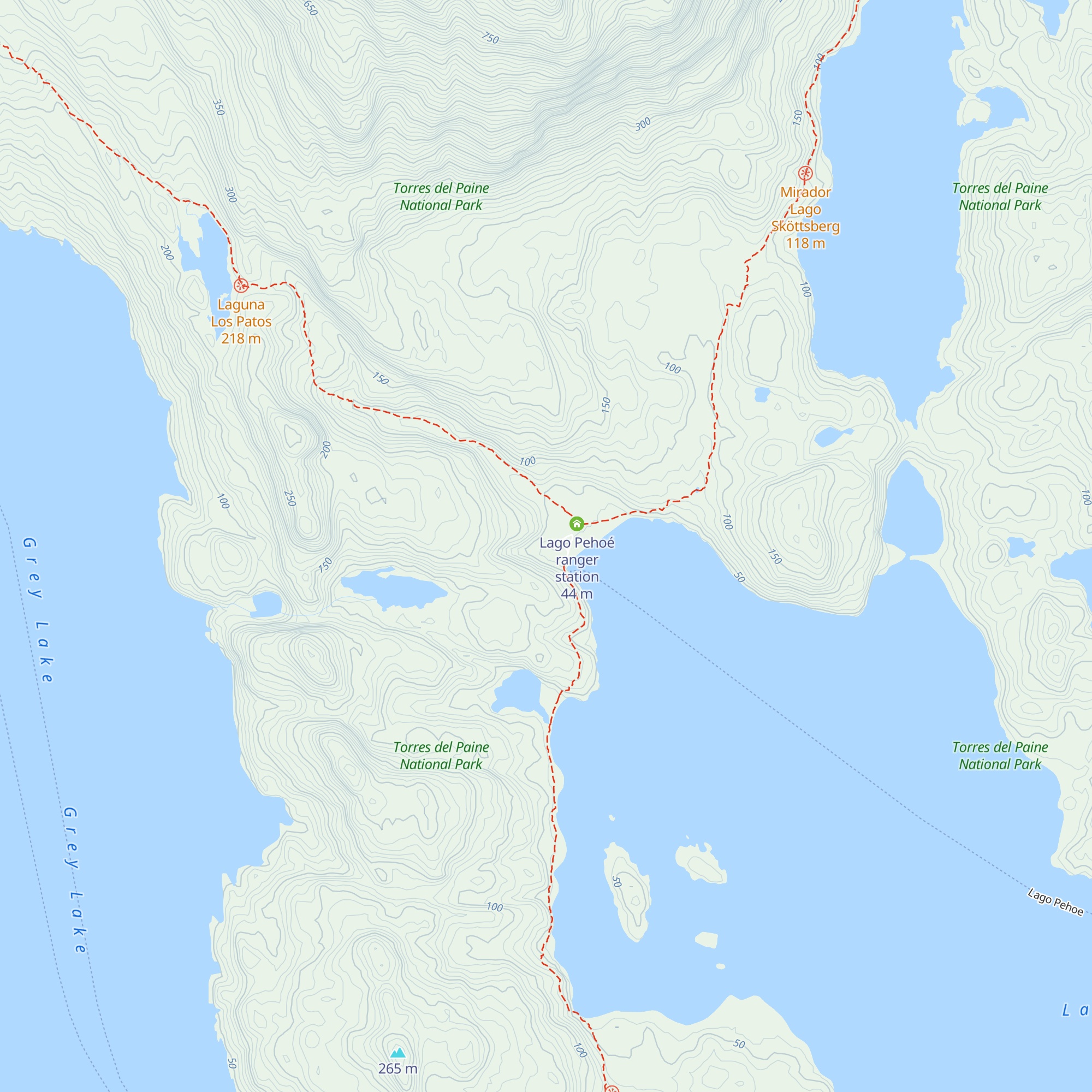 Refugio picnic map