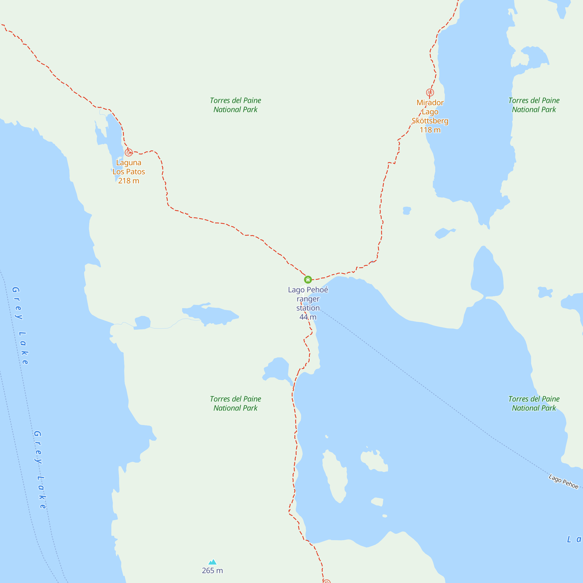 Refugio picnic map