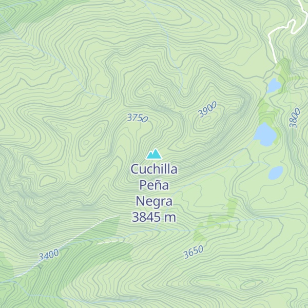 Map of Cuchilla Peña Negra
