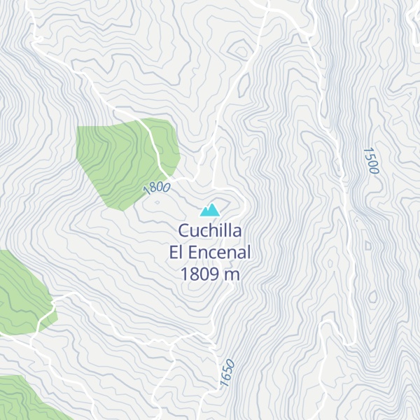 Map of Cuchilla El Encenal