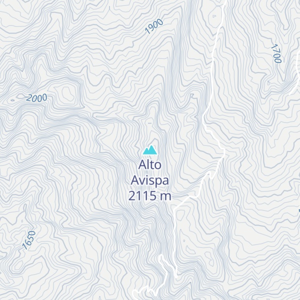 Map of Alto Avispa