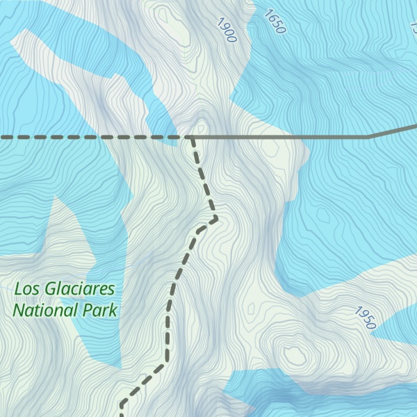 Map of Cerro Standhardt