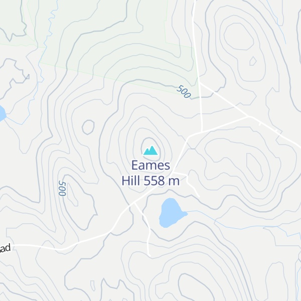 Map of Eames Hill