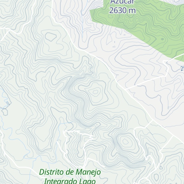 Map of Domo Volcánico "Agua Tibia"
