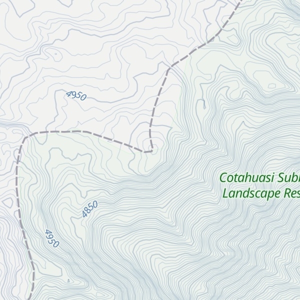 Map of Cerro Huachcca