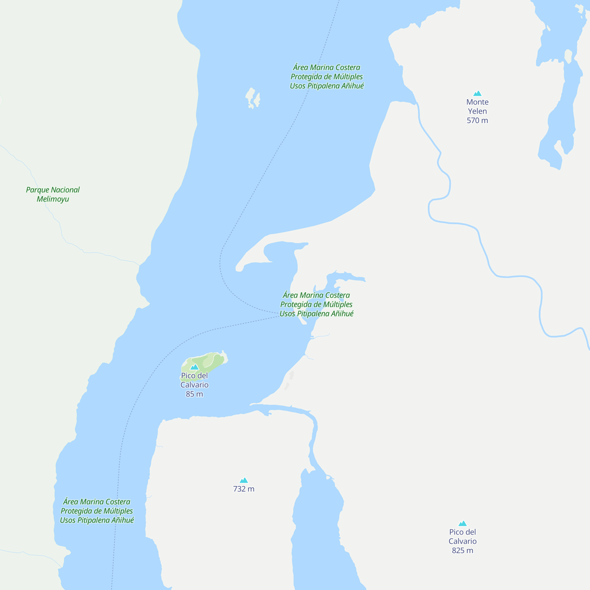 Cabañas Santo Domingo map