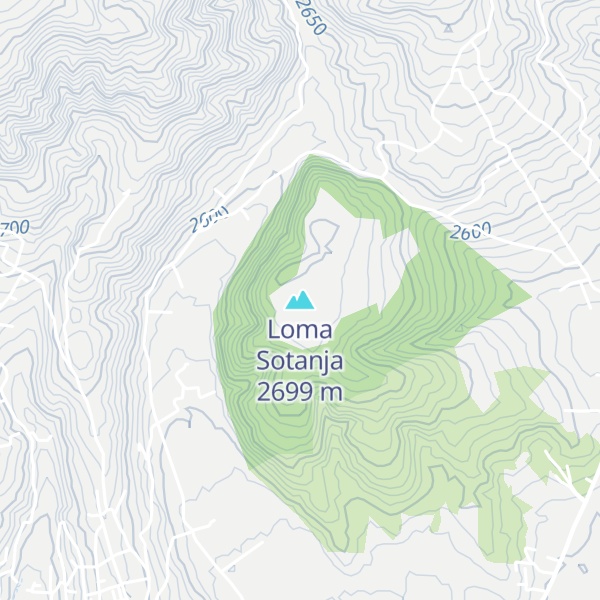 Map of Loma Sotanja
