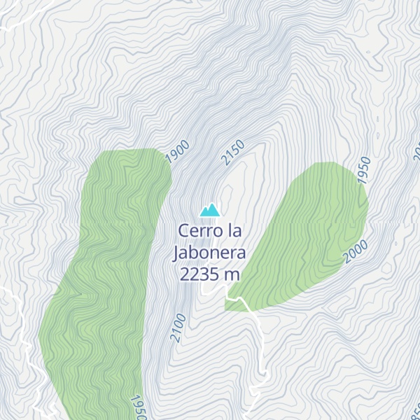 Map of Cerro la Jabonera