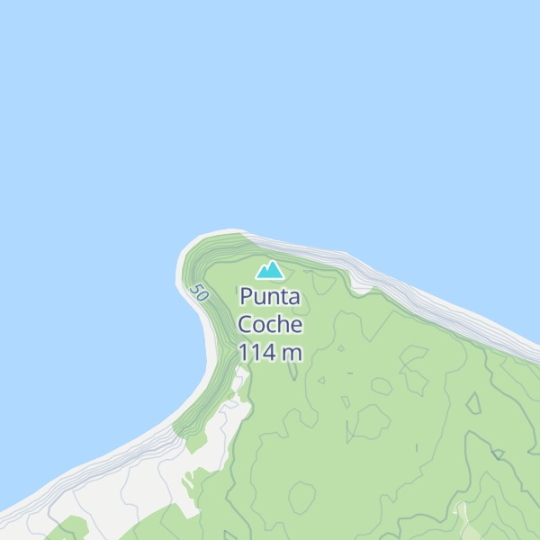 Map of Punta Coche