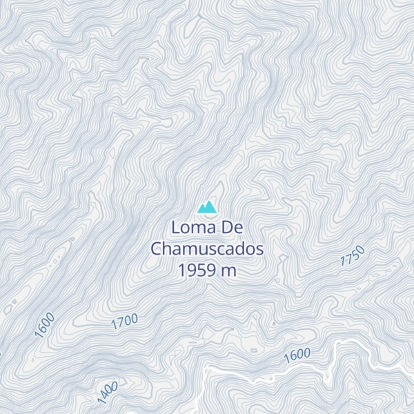 Map of Loma De Chamuscados