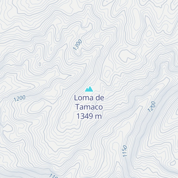 Map of Loma de Tamaco