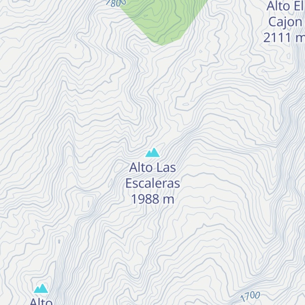 Map of Alto Las Escaleras