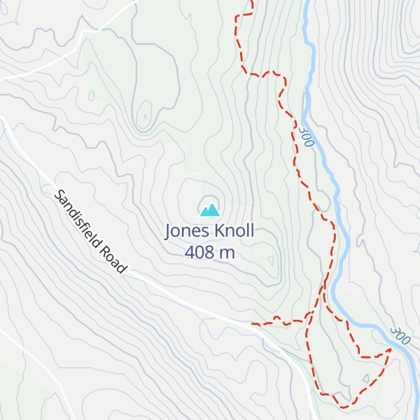 Map of Jones Knoll