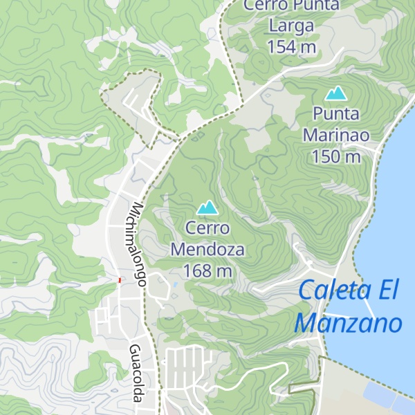 Map of Cerro Mendoza