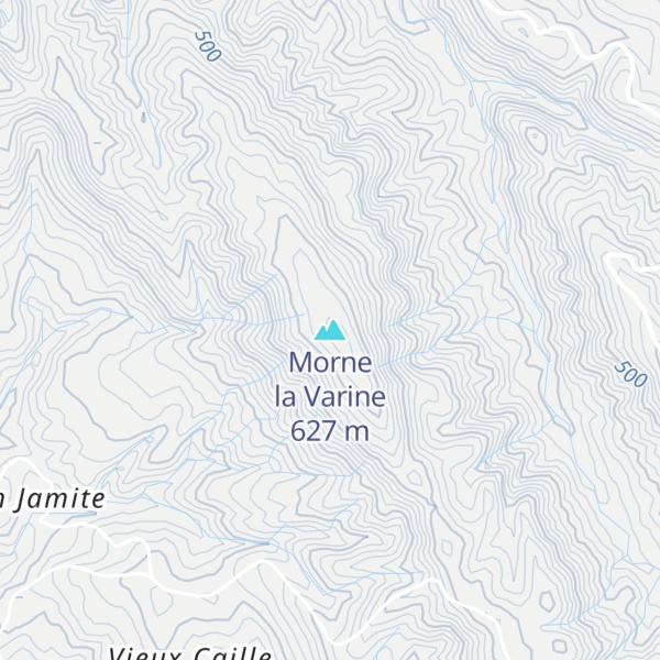 Map of Morne la Varine