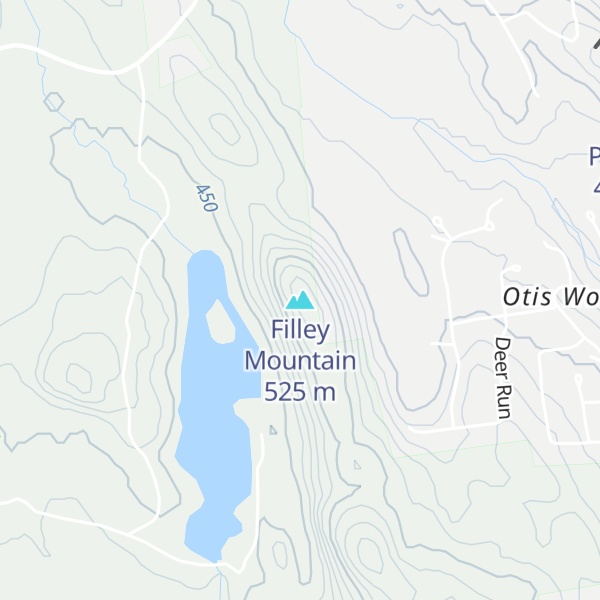 Map of Filley Mountain