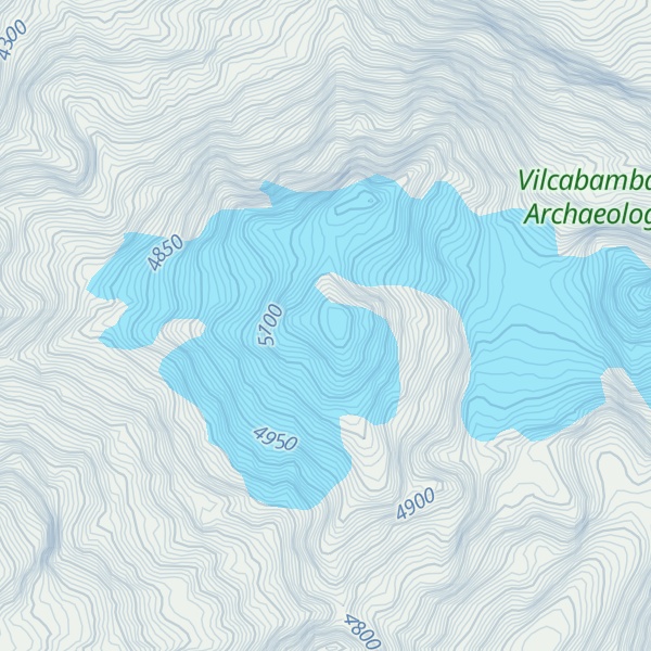 Map of Azulcocha
