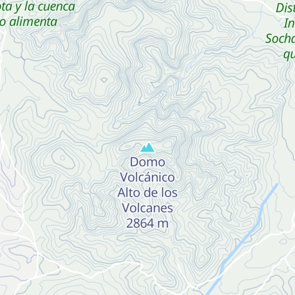 Map of Domo Volcánico Alto de los Volcanes