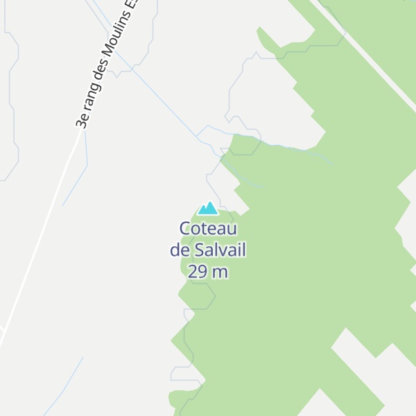 Map of Coteau de Salvail