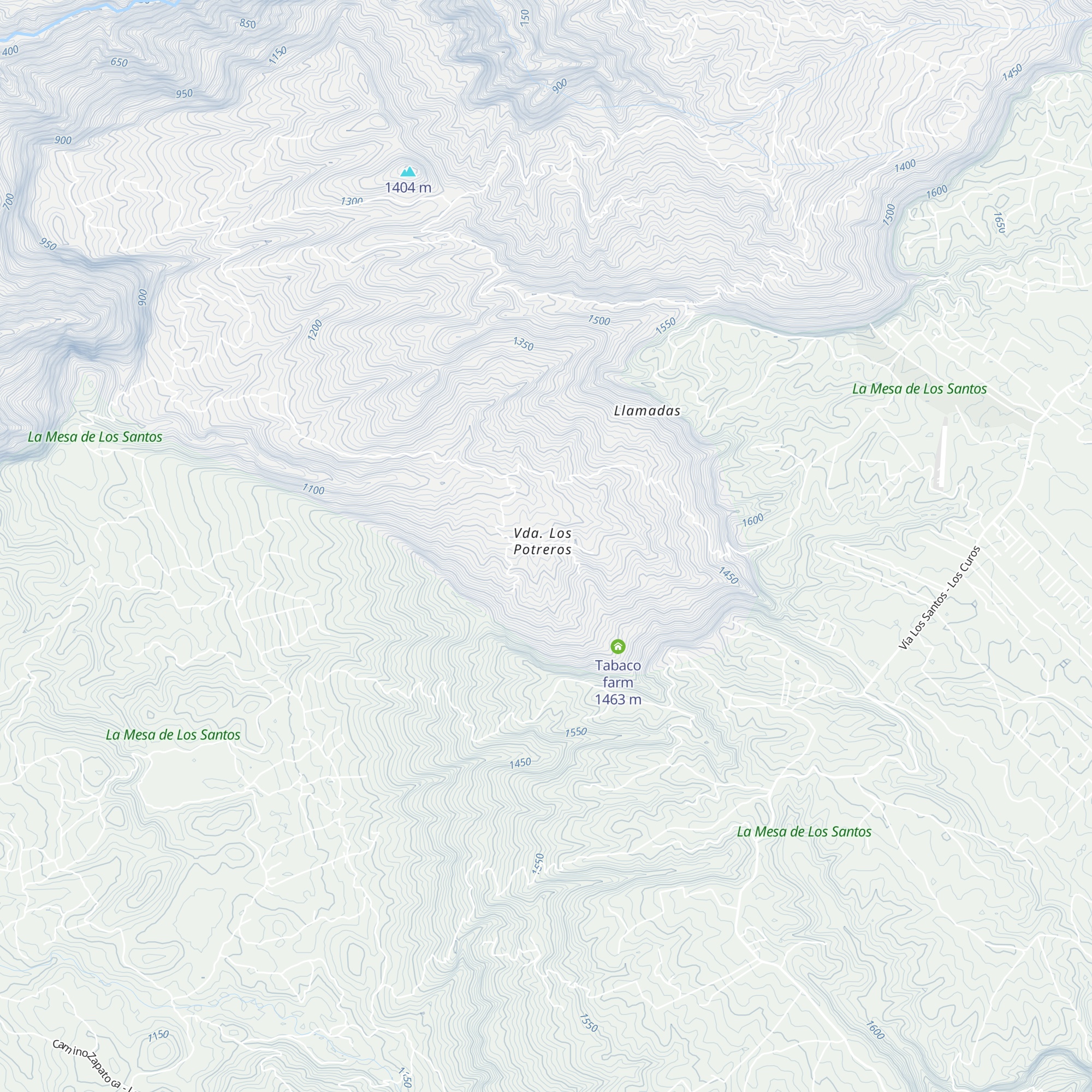 Tabaco farm map