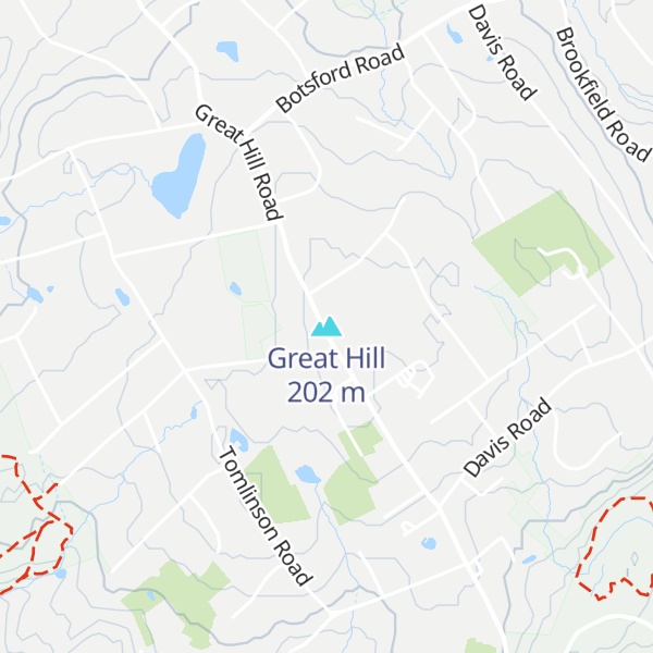 Map of Great Hill