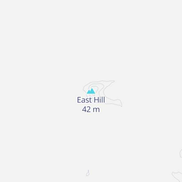 Map of East Hill