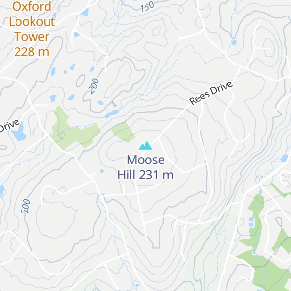 Map of Moose Hill