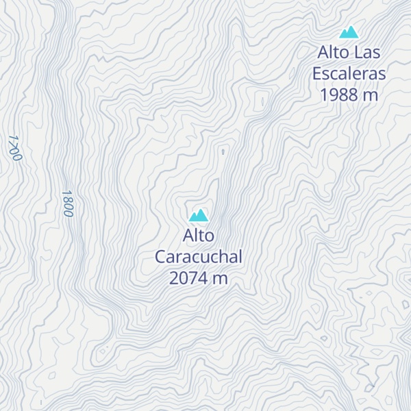 Map of Alto Caracuonal