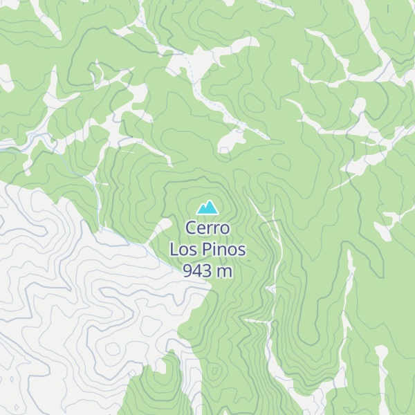 Map of Cerro Los Pinos