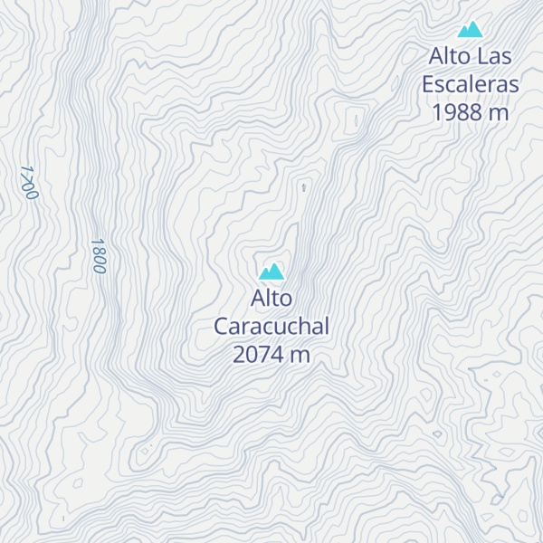 Map of Alto Caracuchal