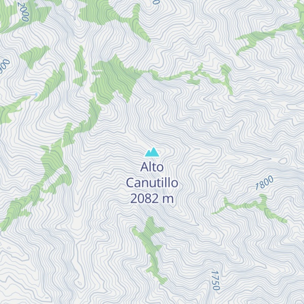Map of Alto Canutillo
