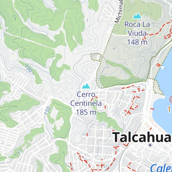 Map of Cerro Centinela