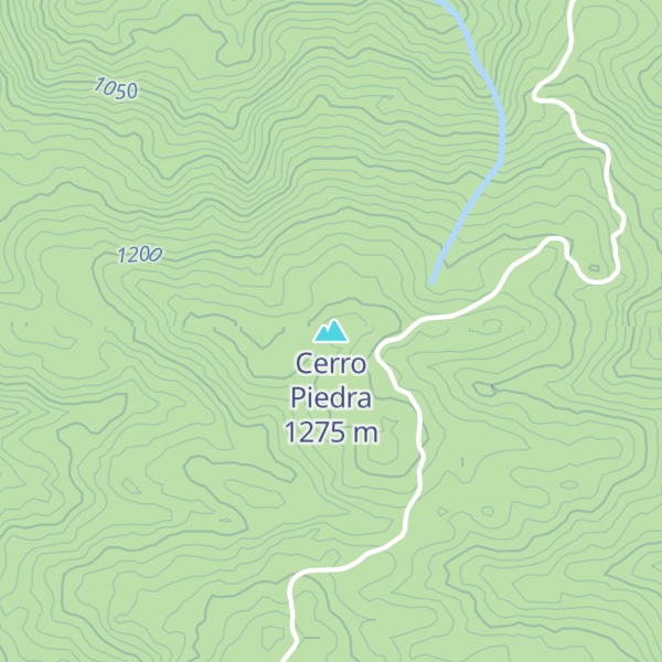 Map of Cerro Piedra