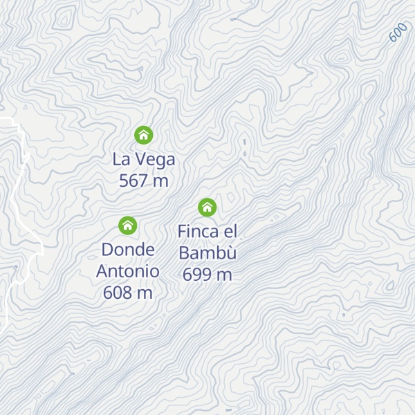 Map of Finca el Bambù