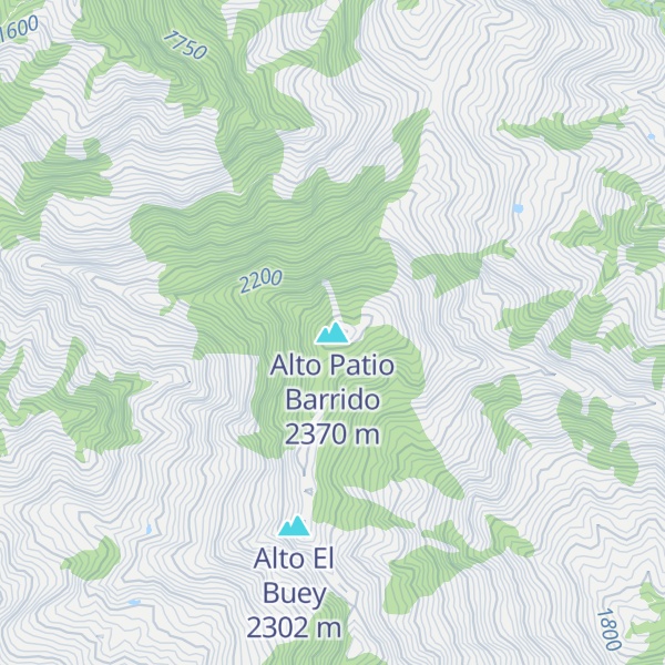 Map of Alto Patio Barrido