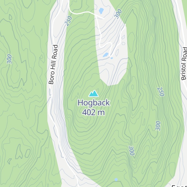 Map of Hogback