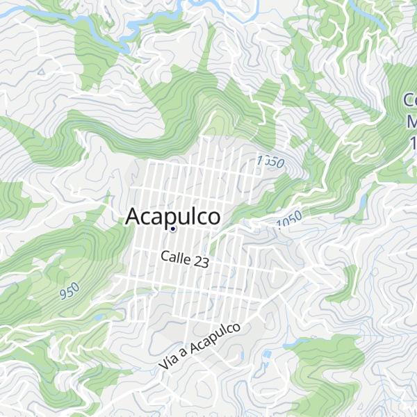 Map of Mesa Rulique