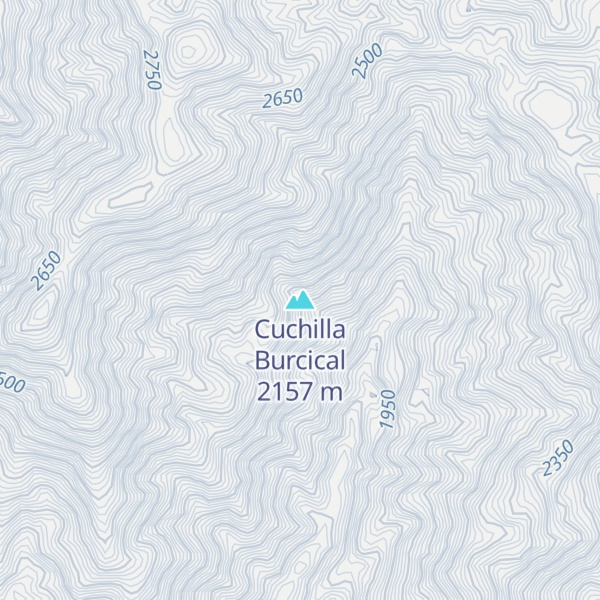 Map of Cuchilla Burcical