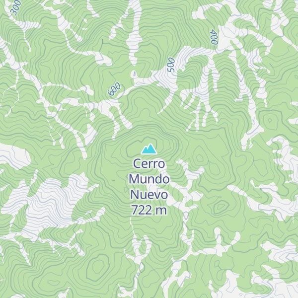 Map of Cerro Mundo Nuevo