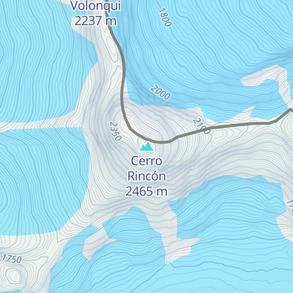 Map of Cerro Rincón