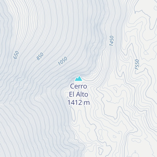 Map of Cerro El Alto