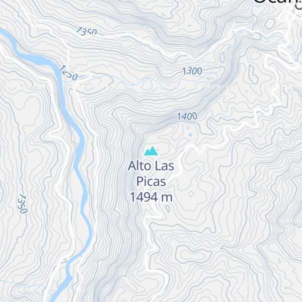 Map of Alto Las Picas